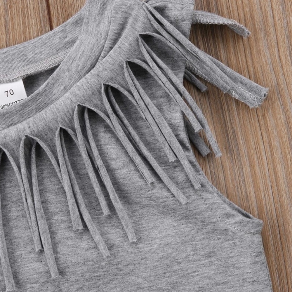 Boho Fringe Baby Bodysuit Onesie - Picture 8 of 8